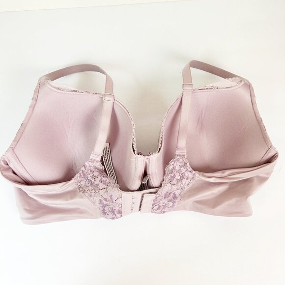 Victoria's Secret Bra 38DD Purple Lace Lined Demi Underwire Padded Lilac - Picture 5 of 10